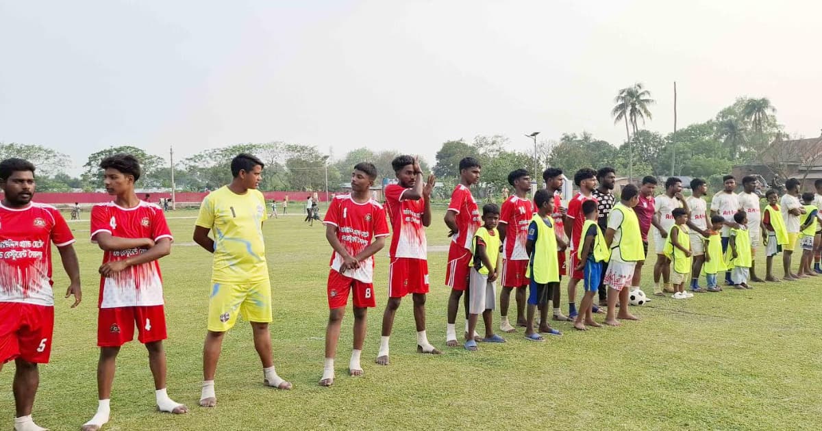 সৈয়দপুরে হরিজনদের জমজমাট প্রীতি ফুটবল