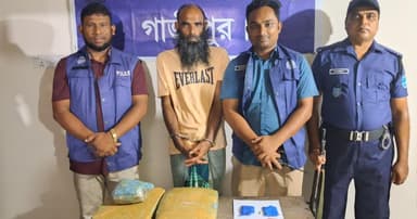 কালীগঞ্জে লেবাসের আড়ালে মাদক ব্যবসা