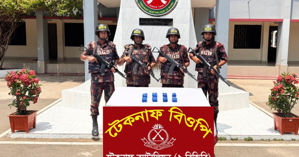 বিজিবির ধাওয়া খেয়ে ইয়াবা ফেলে পালালো পাচারকারী