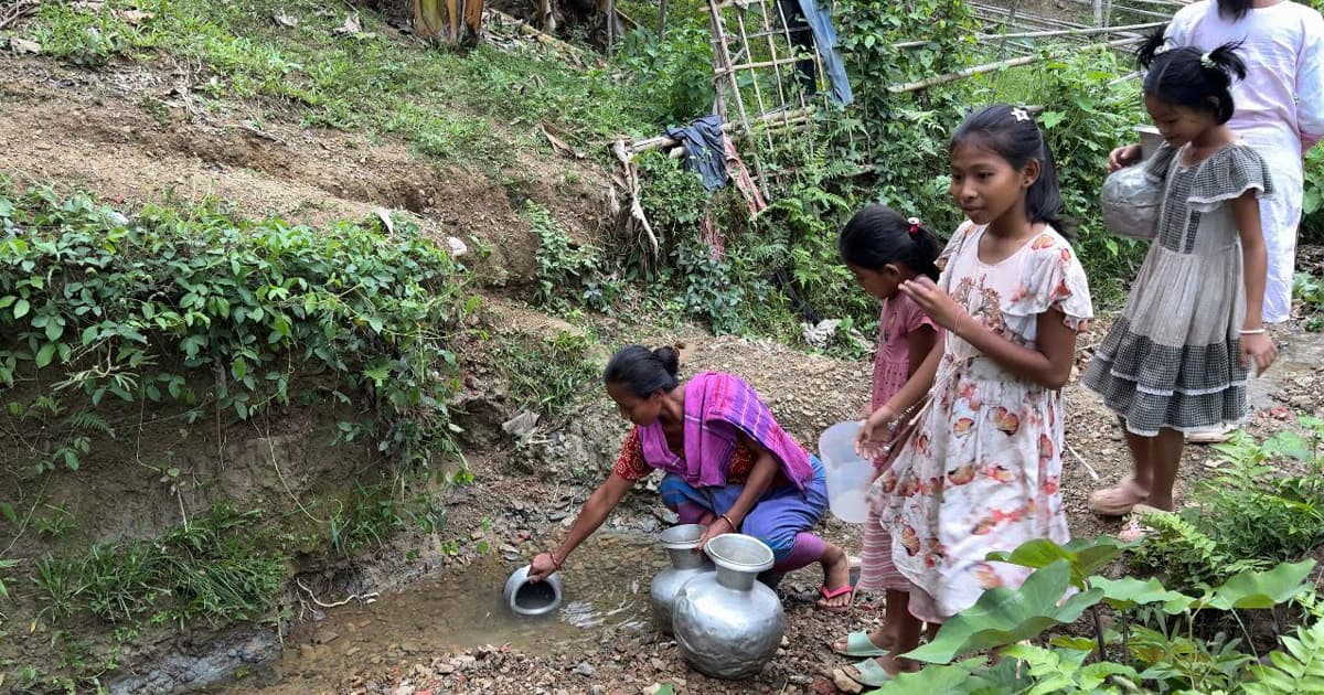 বাঘাইছড়ির দুর্গম জনপদে নীরব পানিসংকট