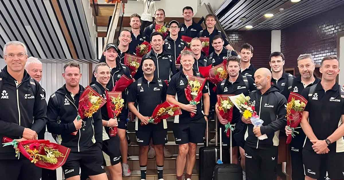 বাংলাদেশে পৌঁছেছে নিউজিল্যান্ড জাতীয় ক্রিকেট দল