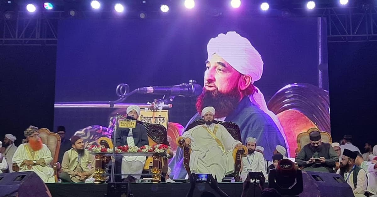 সৈয়দপুরে ঐতিহাসিক শানে রিসালাত সম্মেলনে লাখো মানুষের ঢল