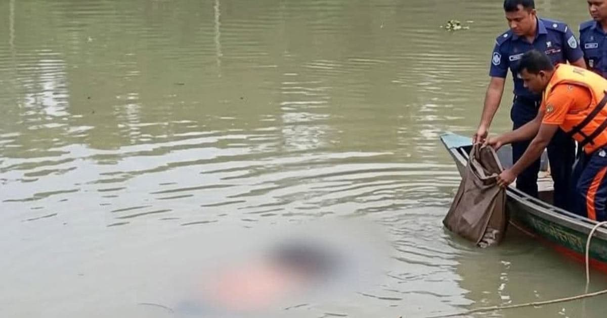 খাল থেকে নির্মাণ শ্রমিকের লাশ উদ্ধার