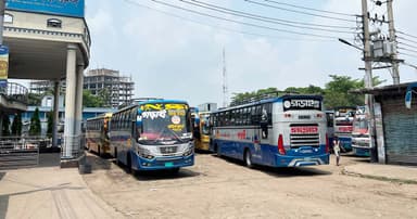 কুষ্টিয়ায় পরিবহন ধর্মঘট প্রত্যাহার, বাস চলাচল শুরু