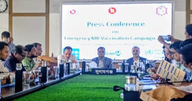 সুনামগঞ্জে হাম-রুবেলা টিকা পাবে ৩ লাখ ৩৫ হাজার শিশু