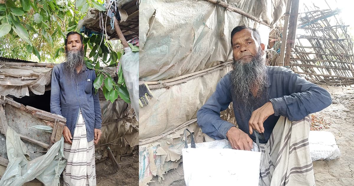 ‘বাড়ি বাড়ি চেয়ে আনলে, খাওয়া হয় আমাদের’