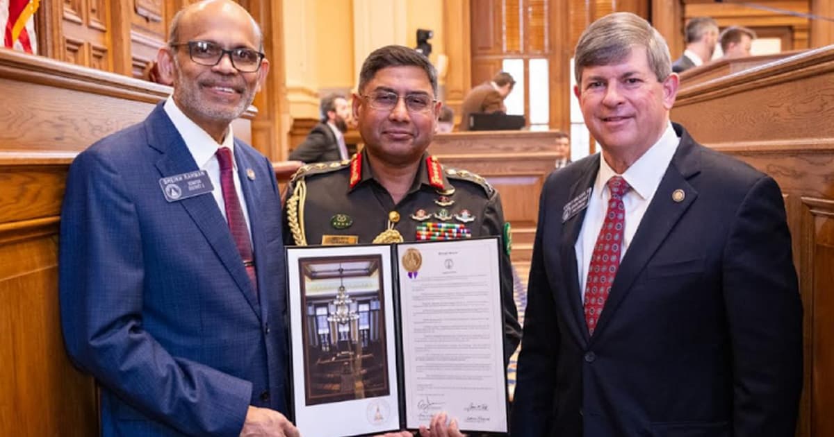 শান্তিরক্ষায় অবদানের জন্য জর্জিয়া অঙ্গরাজ্য হতে সম্মাননা পেল বাংলাদেশ