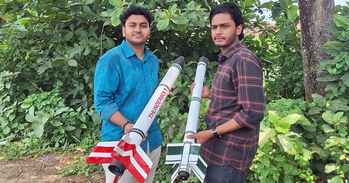 আগৈলঝাড়ার দুই তরুণ তৈরি করেছেন ‘থান্ডারবোল্ড’ রকেট