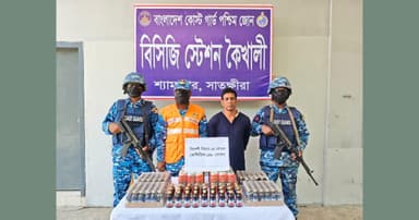 শ্যামনগরে বিপুল পরিমাণ মাদকসহ আটক ১