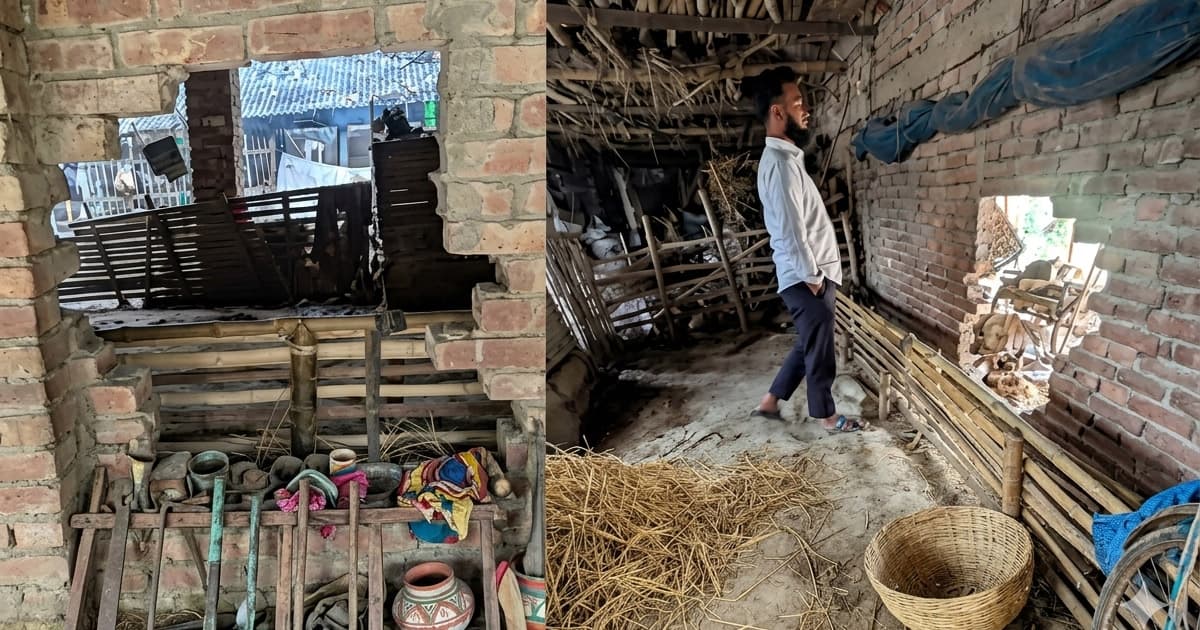 শেরপুরে দেয়াল ভেঙে গরু চুরি, দিশেহারা কৃষক