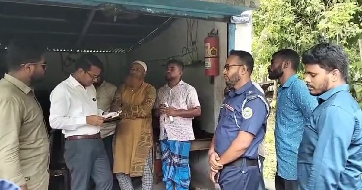 বরিশালে মজুদকৃত অবৈধ ডিজেল ও মবিল জব্দ