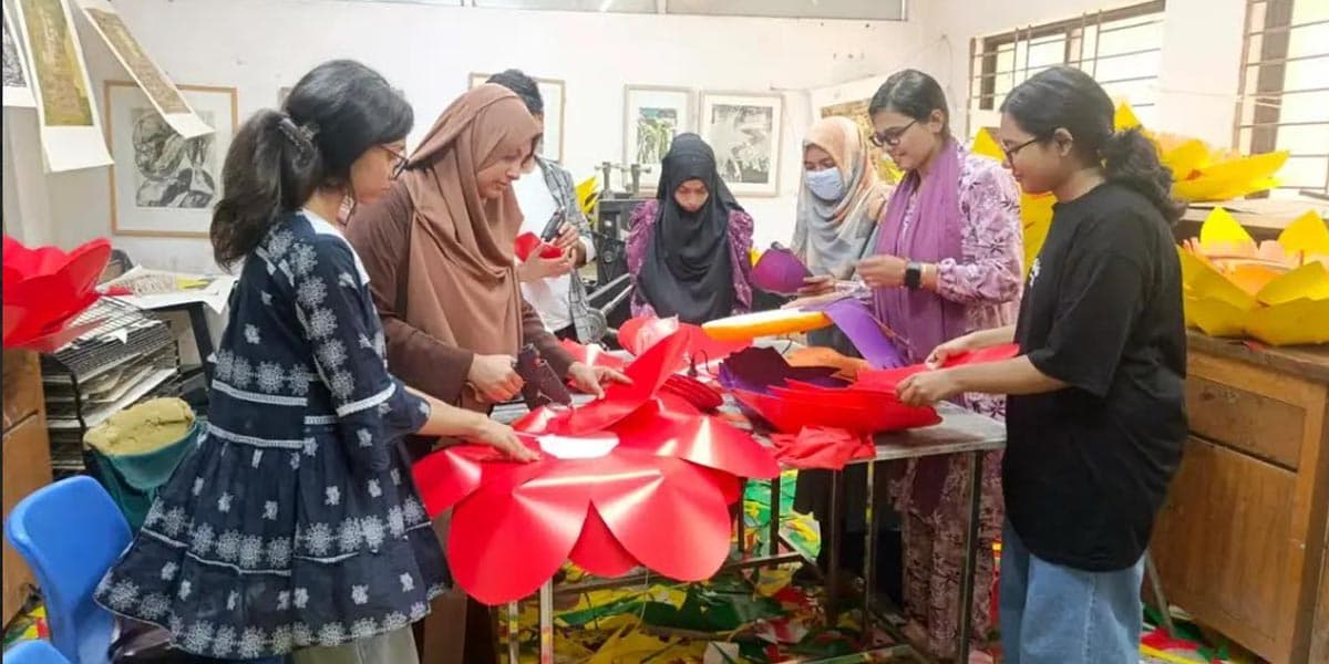 বাংলা বর্ষবরণে প্রস্তুত হচ্ছে জগন্নাথ বিশ্ববিদ্যালয়