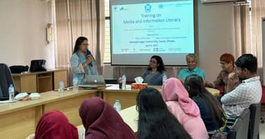 জাবিতে মিডিয়া ও ইনফরমেশন লিটারেসি বিষয়ক প্রশিক্ষণ অনুষ্ঠিত