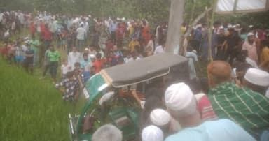 ময়মনসিংহে অটোরিকশা ও মোটরসাইকেলের সংঘর্ষে নিহত ২