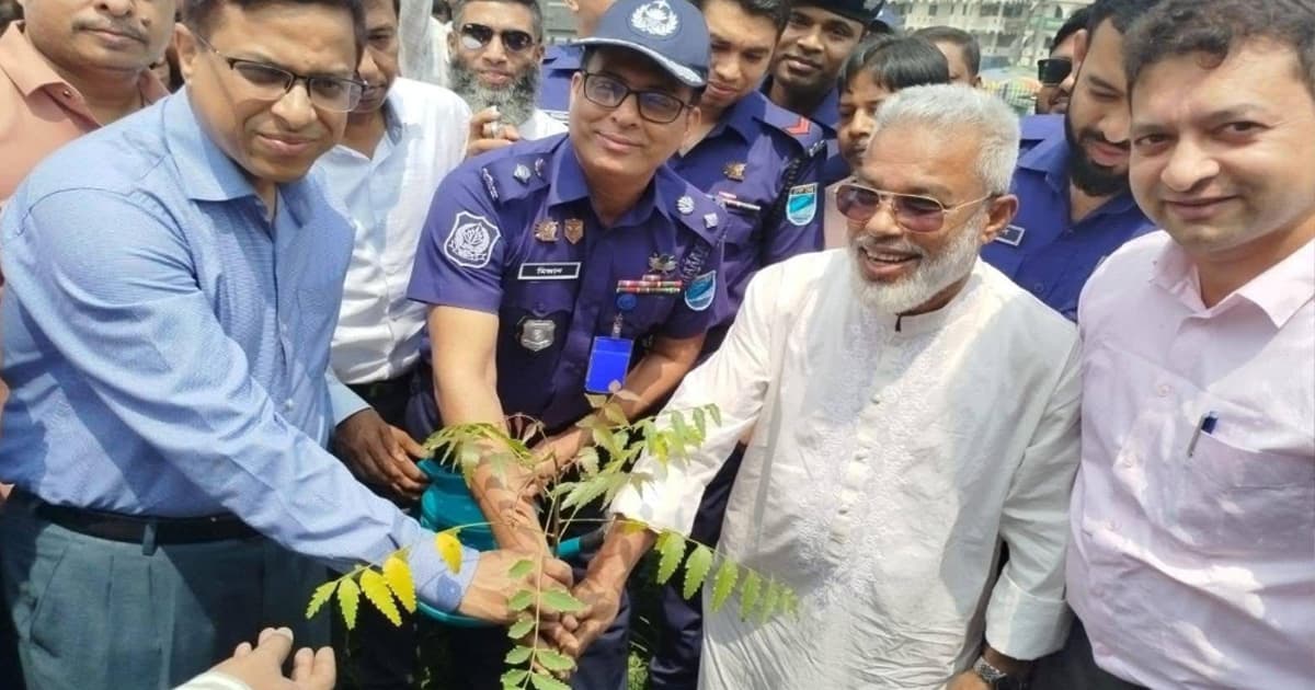 নারায়ণগঞ্জে বৃক্ষরোপণ কর্মসূচির উদ্বোধন করলেন এমপি মান্নান