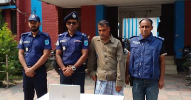 শ্রীনগরে সরকারি ল্যাপটপ চুরির ঘটনায় ঠিকাদার গ্রেপ্তার