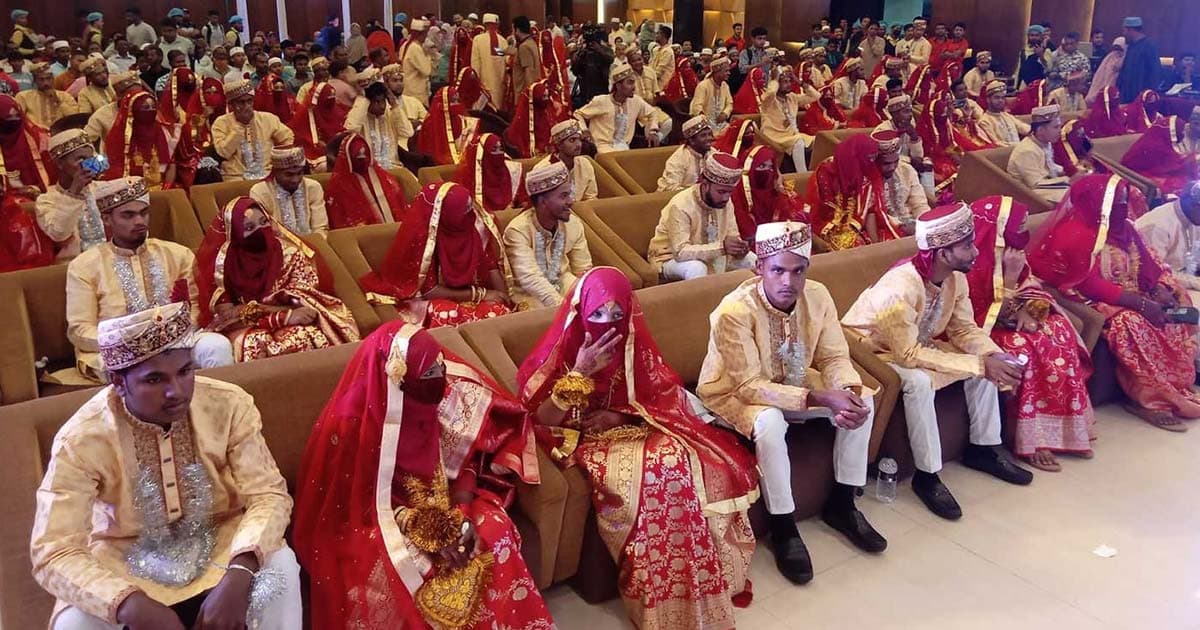 সিলেটে বিনা খরচে ১২৬ তরুণ-তরুণীর বিয়ে