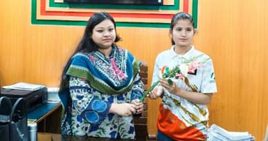 প্রধানমন্ত্রীর কাছ থেকে পুরস্কৃত সেপাক টাকরো খেলোয়াড়দের সংবর্ধনা