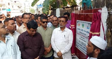 নাসিক প্রশাসক ৯ পাম্পের ভিত্তিপ্রস্তর স্থাপন