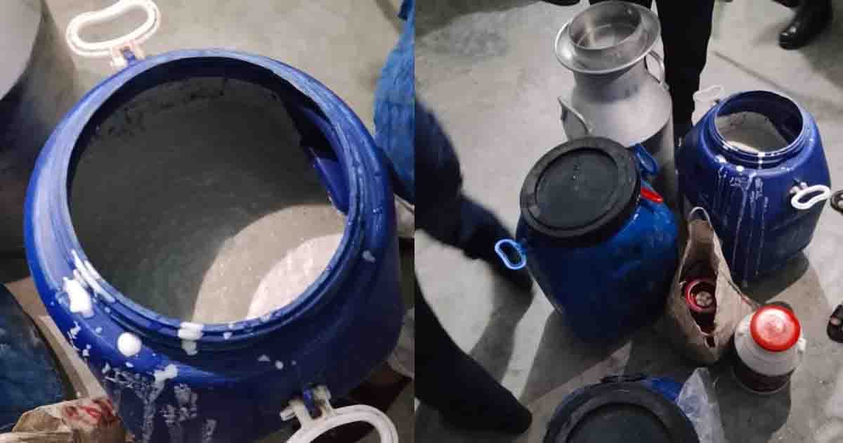 পাবনায় সাদা দুধে কালো খেলা, অভিযানেও অদম্য ভেজাল চক্র