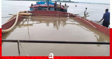 টাঙ্গাইলে অবৈধভাবে বালু উত্তোলন, অর্থদণ্ড