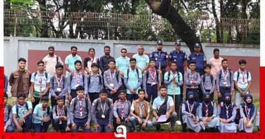 গোয়াইনঘাটে মুক্ত স্কাউট গ্রুপের জমকালো হাইকিং অনুষ্ঠিত