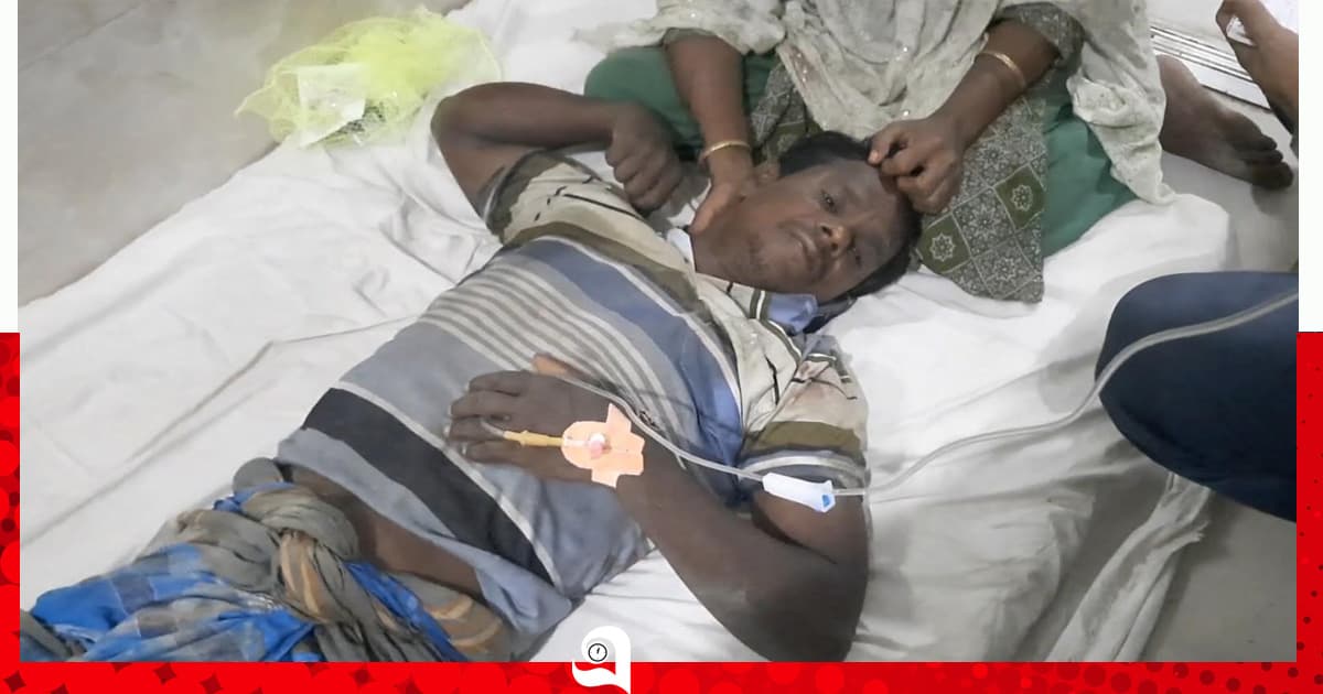 পারিবারিক কলহের জেরে কৃষকের পা বিচ্ছিন্ন