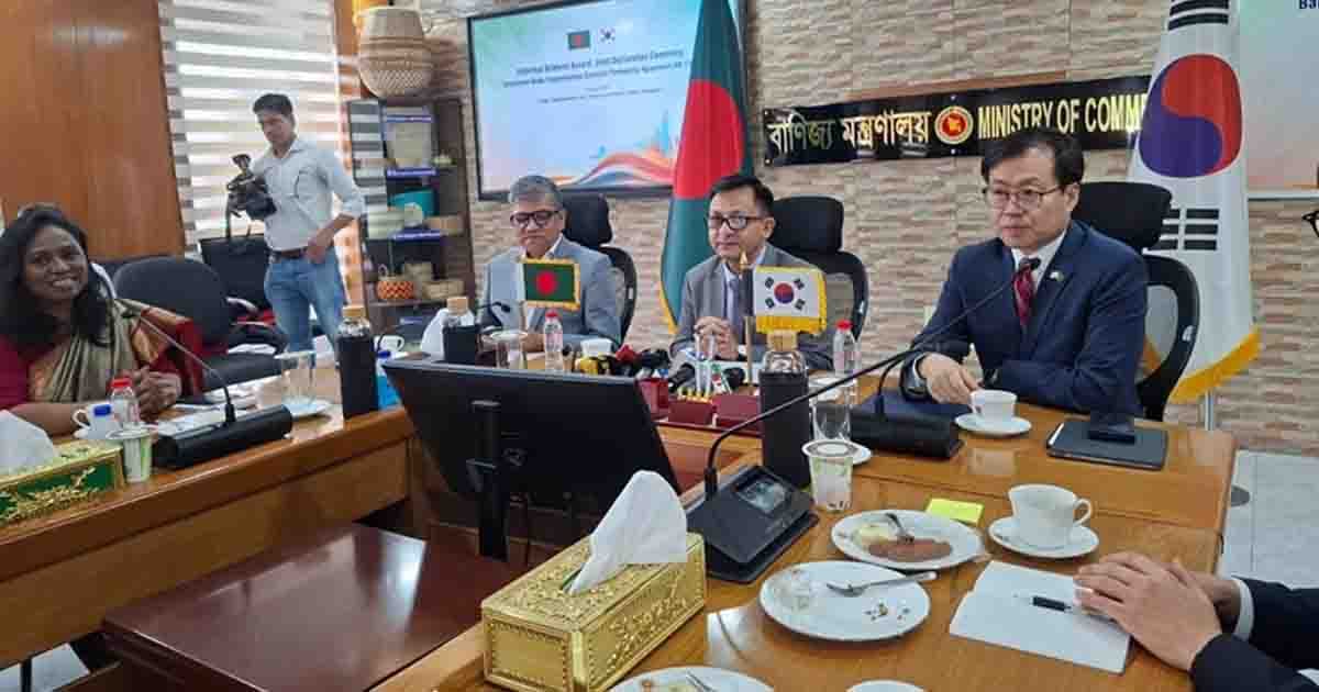 দক্ষিণ কোরিয়ার সঙ্গে  বাংলাদেশের সিইপিএ চুক্তি সই
