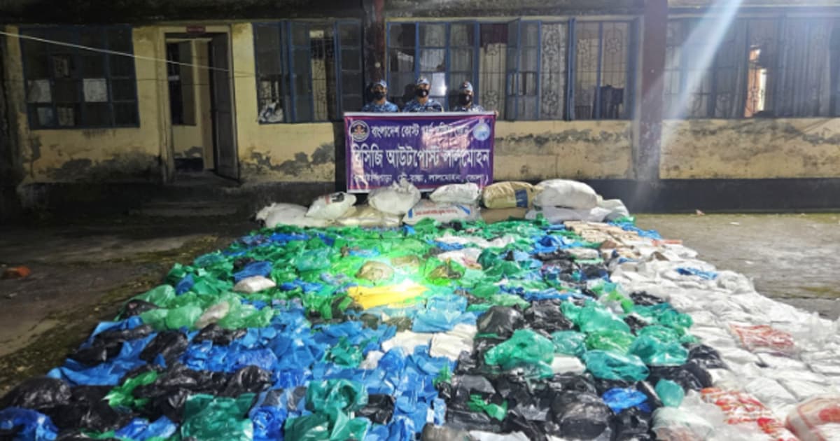 চরফ্যাশনে ৮ লাখ টাকা মূল্যের পলিথিন জব্দ