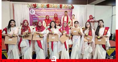 সৈয়দপুরে শ্রজীনাসের রজতজয়ন্তীতে নারী উদ্যোক্তাদের সম্মাননা