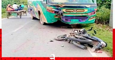 পার্বতীপুরে বাস-মোটরসাইকেল সংঘর্ষে যুবক নিহত