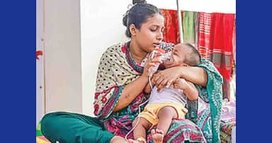 হামের চিকিৎসায় ঋণগ্রস্ত ৮৯% পরিবার