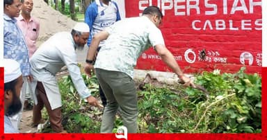বাকেরগঞ্জে পরিচ্ছন্নতা অভিযানে পৌর প্রশাসক