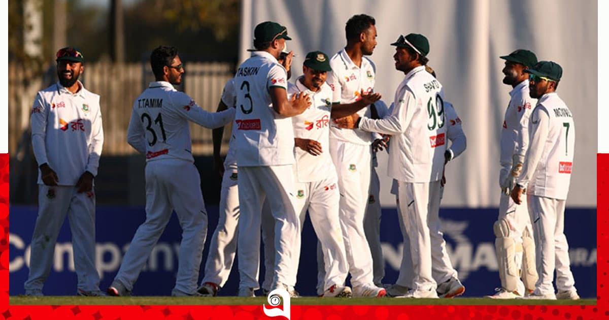 ৩ উইকেট হারিয়ে লাঞ্চে বাংলাদেশ