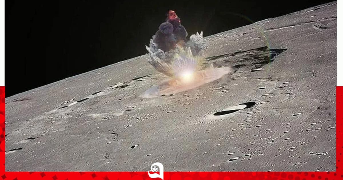 চাঁদের বুকে স্পেসএক্স রকেটের আঘাত