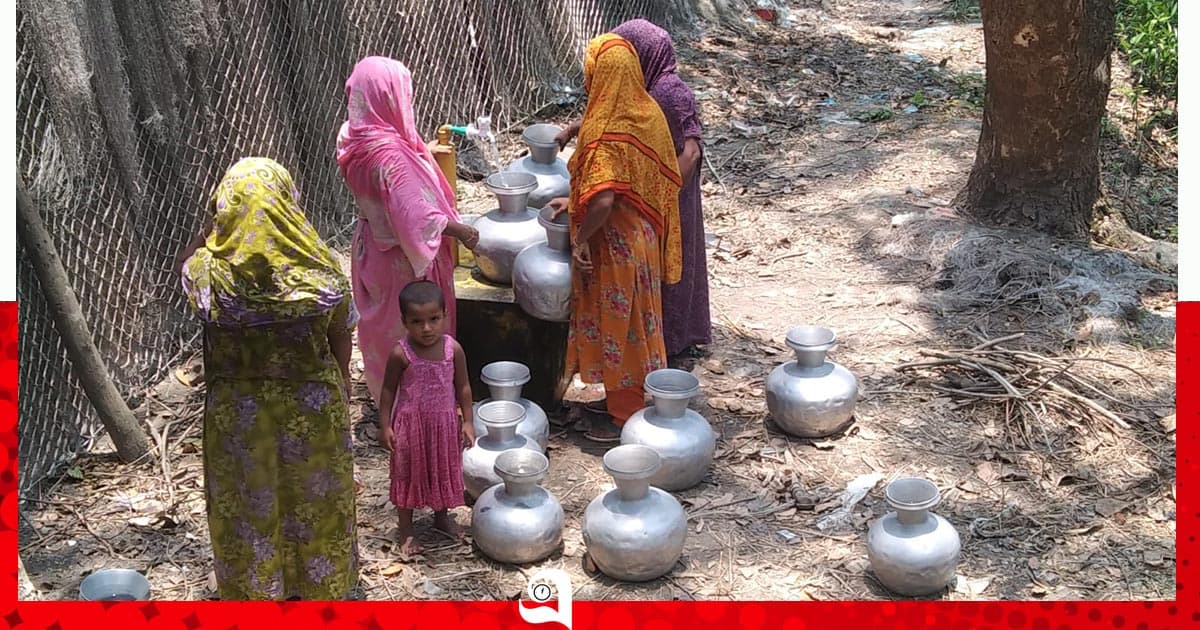 বরগুনা পৌরসভায় বিশুদ্ধ পানির তীব্র সংকট