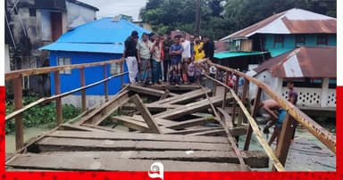 বাল্কহেডের ধাক্কায় সেতু ধস, চলাচল বন্ধ