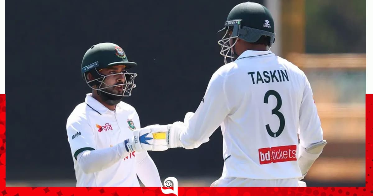 ২১৯ রানের লিড নিয়ে মধ্যাহ্নভোজে বাংলাদেশ