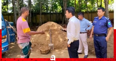 কুলাউড়ায় অবৈধ বালু উত্তোলনে ইউপি সদস্যকে জরিমানা, একজনের কারাদণ্ড