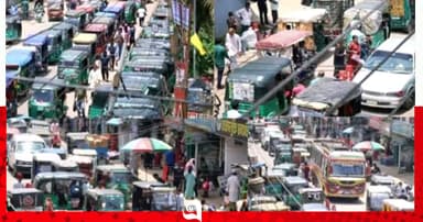 কুলাউড়ায় যত্রতত্র পার্কিংয়ের বিরুদ্ধে অভিযান