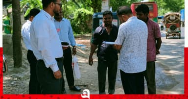 শব্দদূষণবিরোধী অভিযানে ২ বাসচালককে জরিমানা