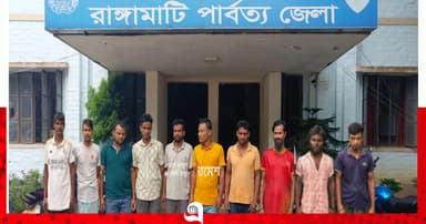 কেচি মামুন ও বাপ্পীসহ রাঙামাটিতে গ্রেপ্তার ১০