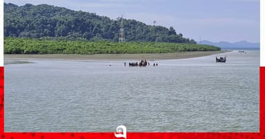 টেকনাফ সীমান্তের ওপারে রাতভর গোলাগুলি