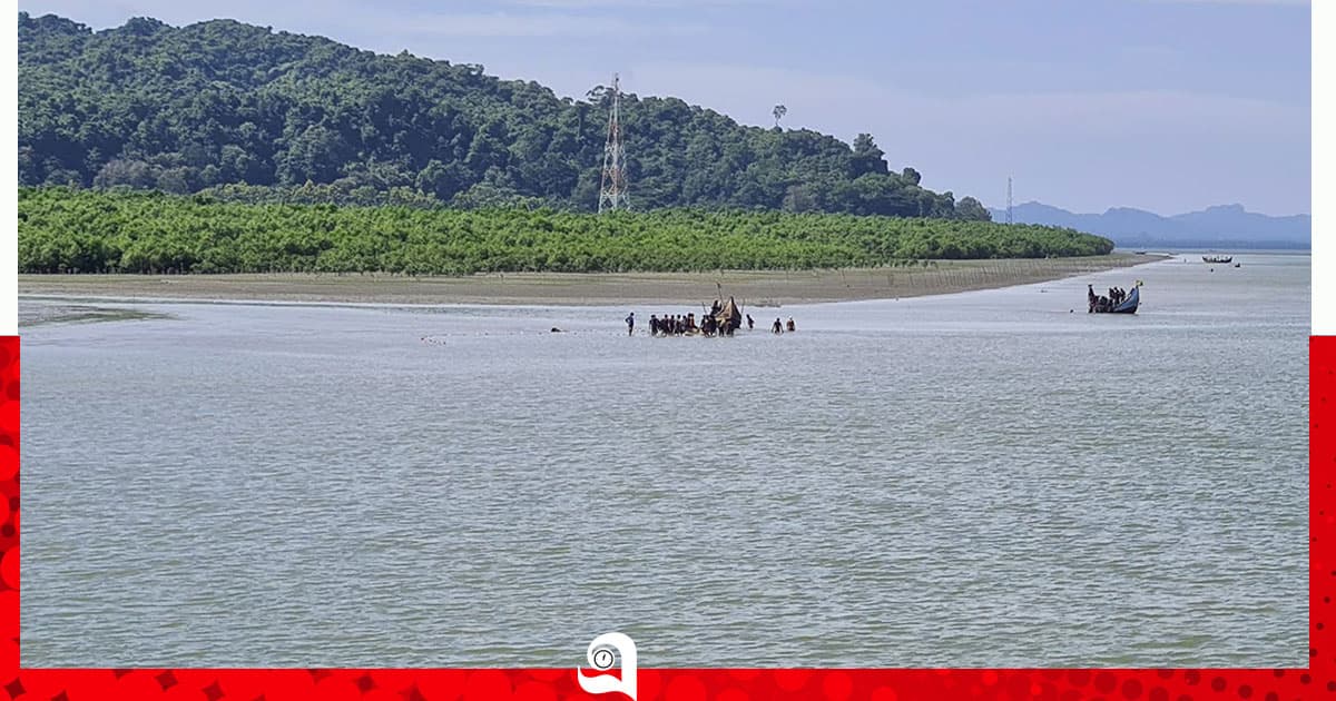 টেকনাফ সীমান্তের ওপারে রাতভর গোলাগুলি