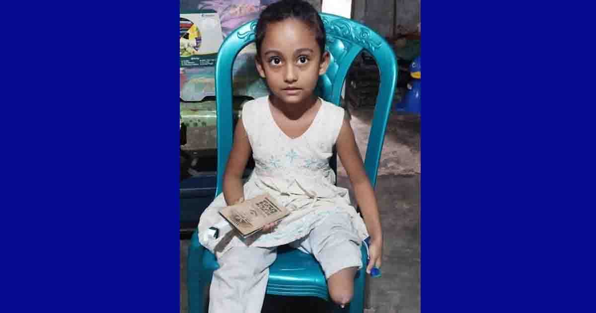 খেলতে, সাইকেল চালাতে, স্কুলে যেতে চায় ছোট্ট তাসবিহা!