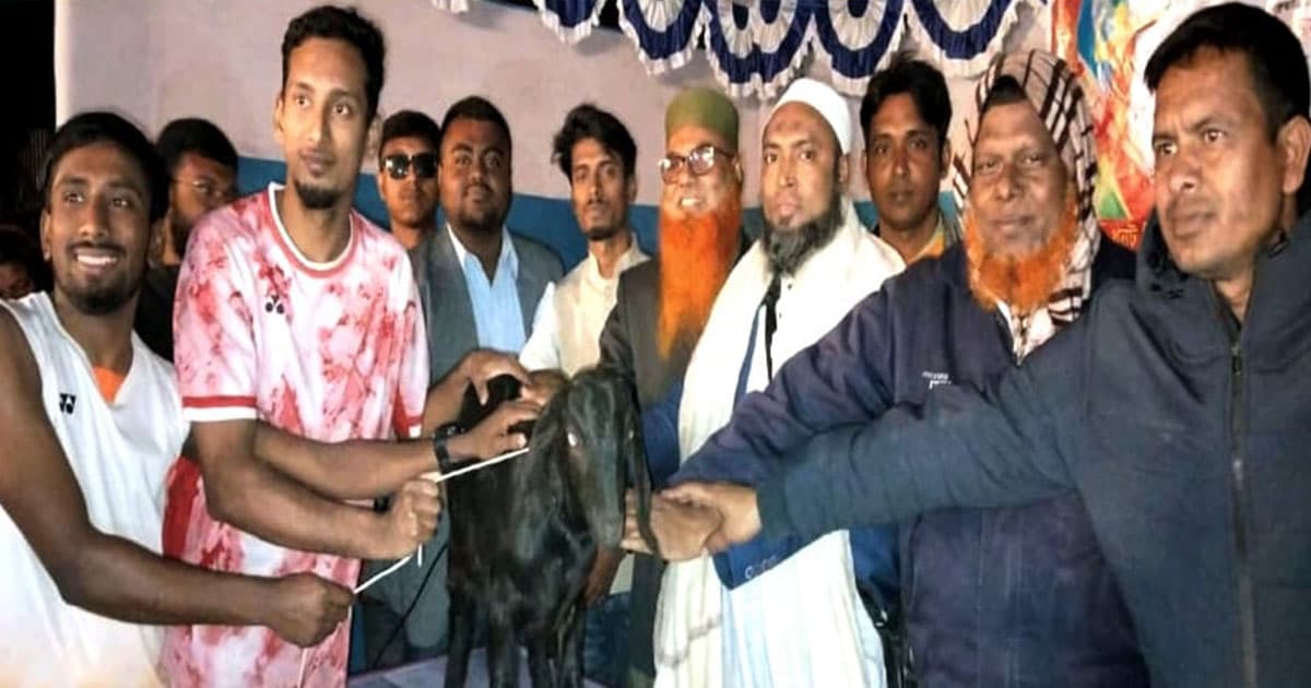 ধুনটে ব্যাটমিন্টন টুর্নামেন্টের ফাইনাল অনুষ্ঠিত