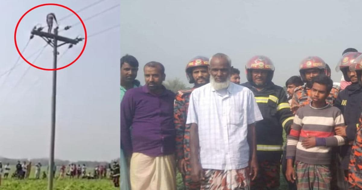 মোবাইল না দেওয়ায় বিদ্যুতের খুঁটিতে উঠলো কিশোর