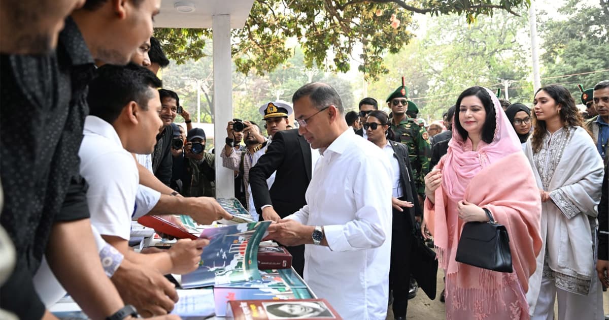 বইমেলা উদ্বোধন করলেন প্রধানমন্ত্রী