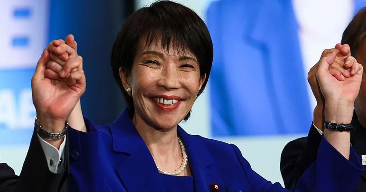 তাকাইচির দলের সংখ্যাগরিষ্ঠতা নিয়ে জয়ের আভাস