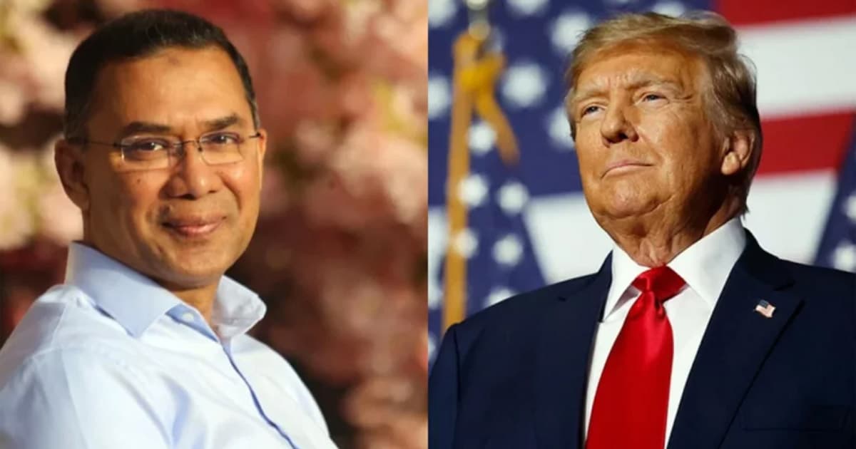 প্রধানমন্ত্রী তারেক রহমানকে অভিনন্দন ট্রাম্পের